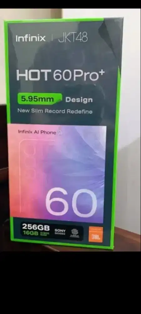 Infinix hot 60 pro plus 256gb ram 8gb layar lengkung dan8/128 resmi
