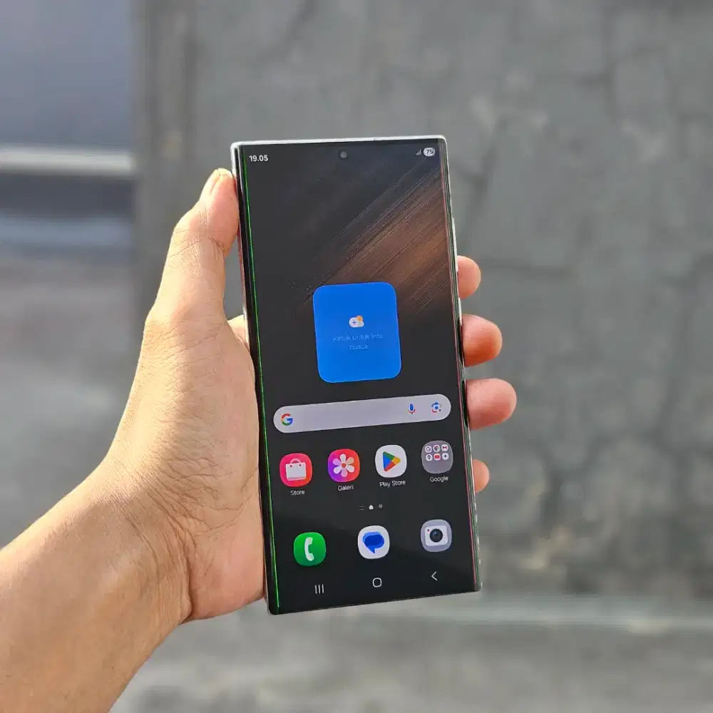 SAMSUNG GALAXY S22 ULTRA SEIN 5G 12/128 GB MINUS GARIS FUNGSI NORMAL