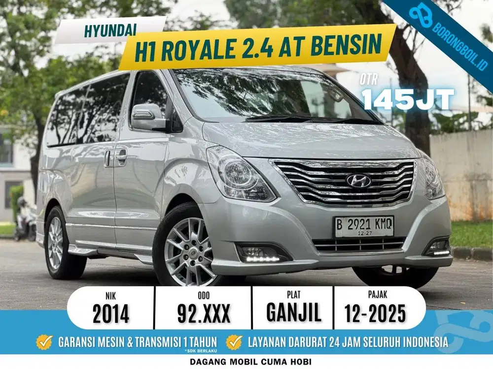 DP 10JT HYUNDAI H1 ROYALE 2.4 MATIC 2014 SIAP PAKAI