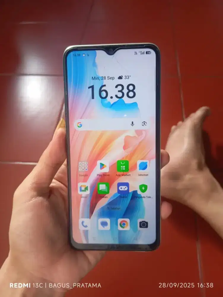 bantuin bini mau jual oppo a38 4+4/128 fullsett msih mulus bgtt