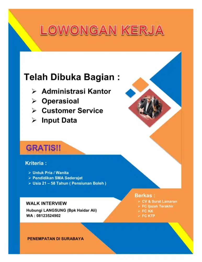 Loker wilayah surabaya