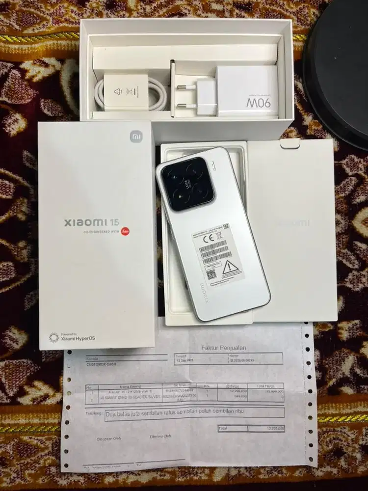 Xiaomi 15 Ram 12/512 like new second 1 bulan