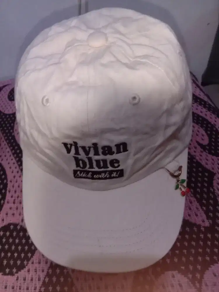 Topi wanita original vivianBlue  pita