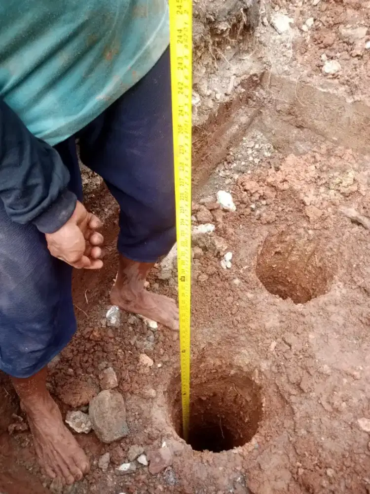 Bore pile straus pile bor pile stros pile