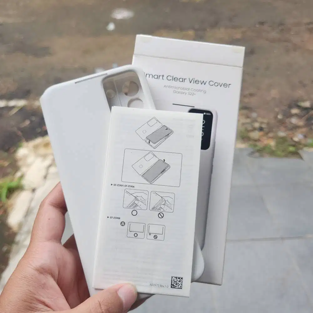 Case Samsung S22 Plus Smart Clear View Original – Mulus 95%!