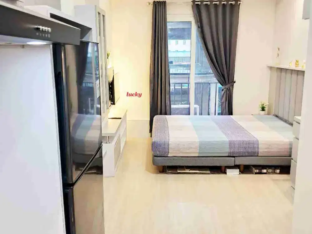 Srt SHM apartemen sunter park view furnish 100% baru lt parkit dapur granit