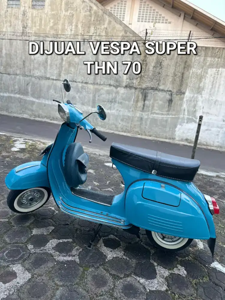Dijual Vespa Super 150cc Tahun 7