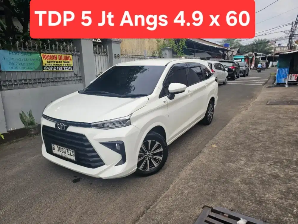 TDP 5 Jt Angs Termurah All New Avanza G 1.5 2023 Matic Putih Low Km