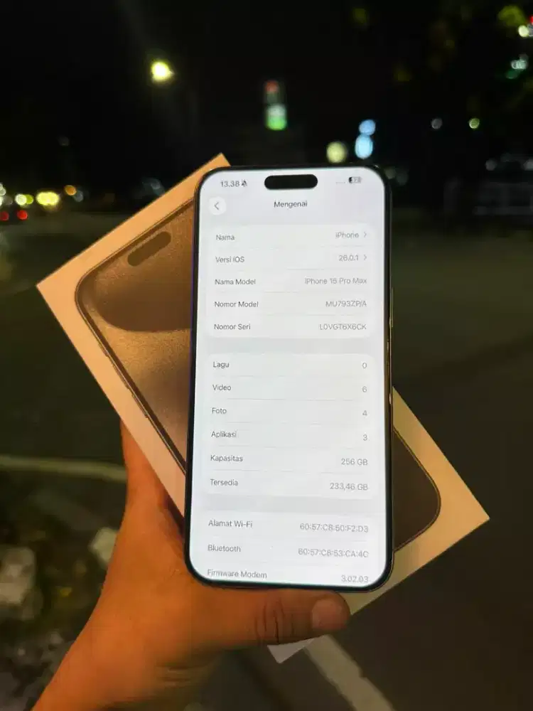 IPHONE 15 PROMAX 256 GB