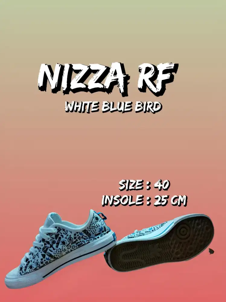 Sepatu sneakers second 4didass nizz4 size 40 insole 25cm
