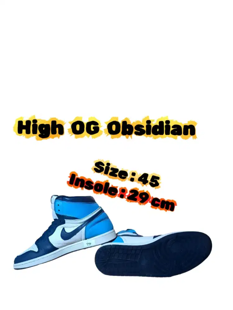 Sepatu sneakers casual second preloved 4je high size 45 insole 29cm