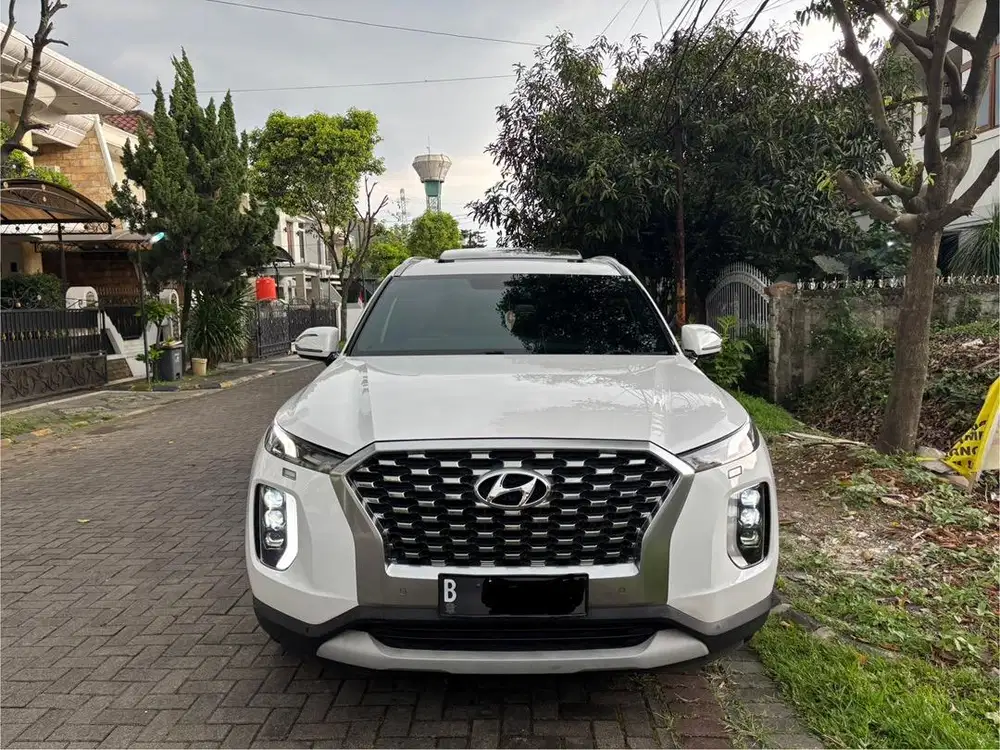 Jual Mobil Hyundai Palisade Signature 2021 Putih AT 2.2D Bandung