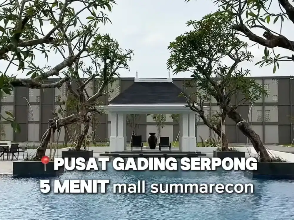 Louise summarecon serpong 3lantai terbaik murah & megah 3,8man