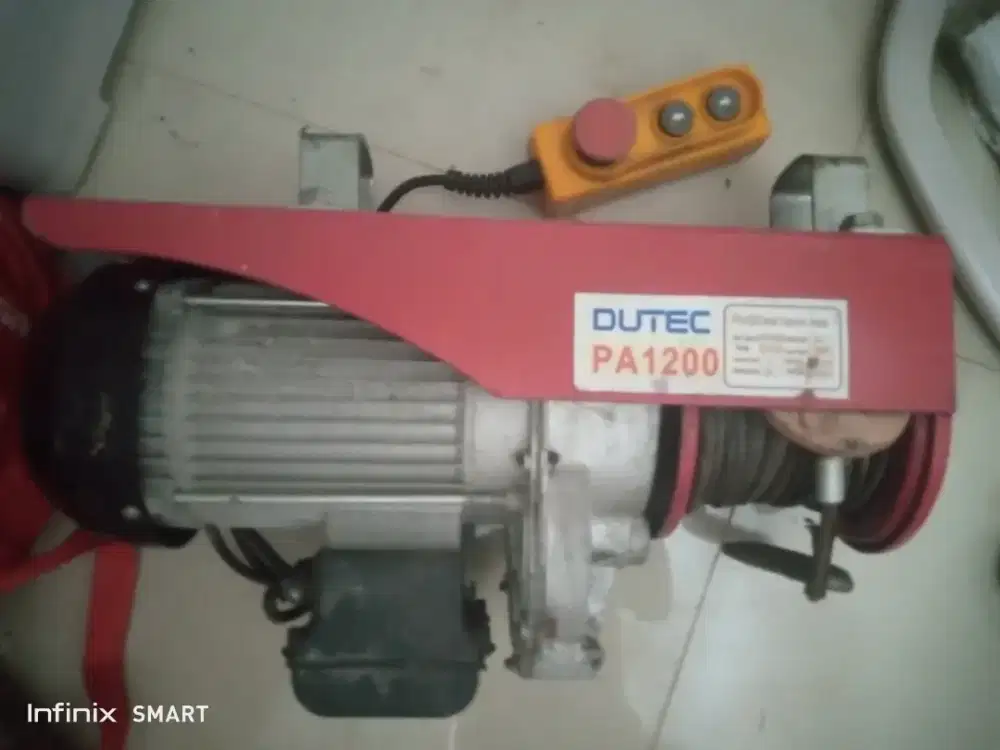 Dijual murah elektric wire rope / katrol elektrik DUTEC PA 1200