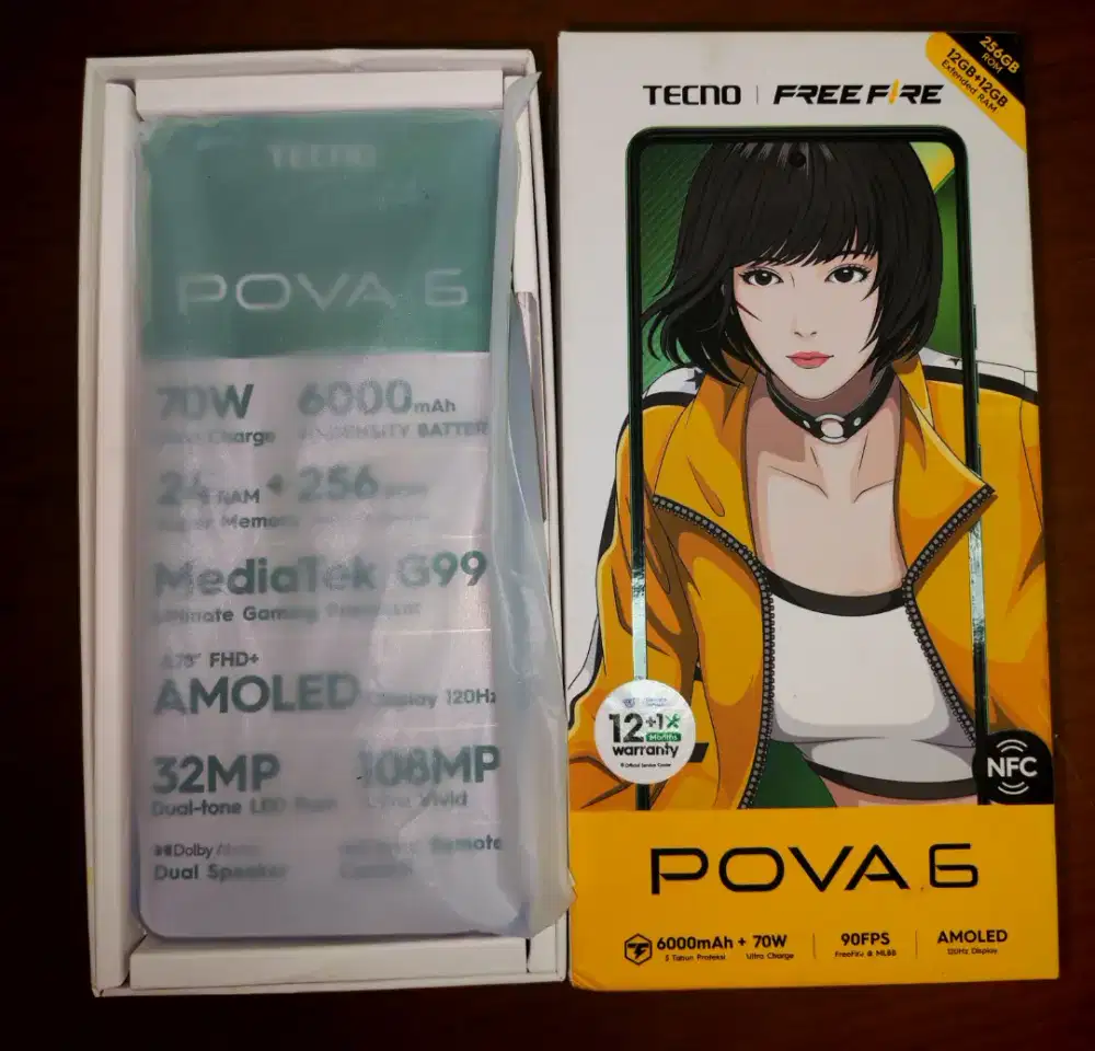 HP murah 1.8 tecno pova 6