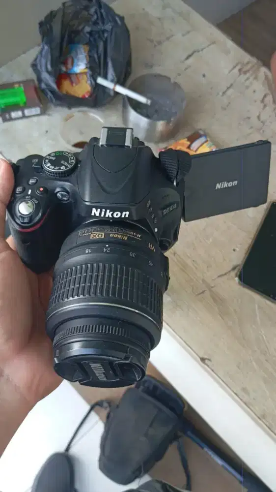Kamera Nikon D5100+lensa kit 18-55mm kondisi mulus seperti baru