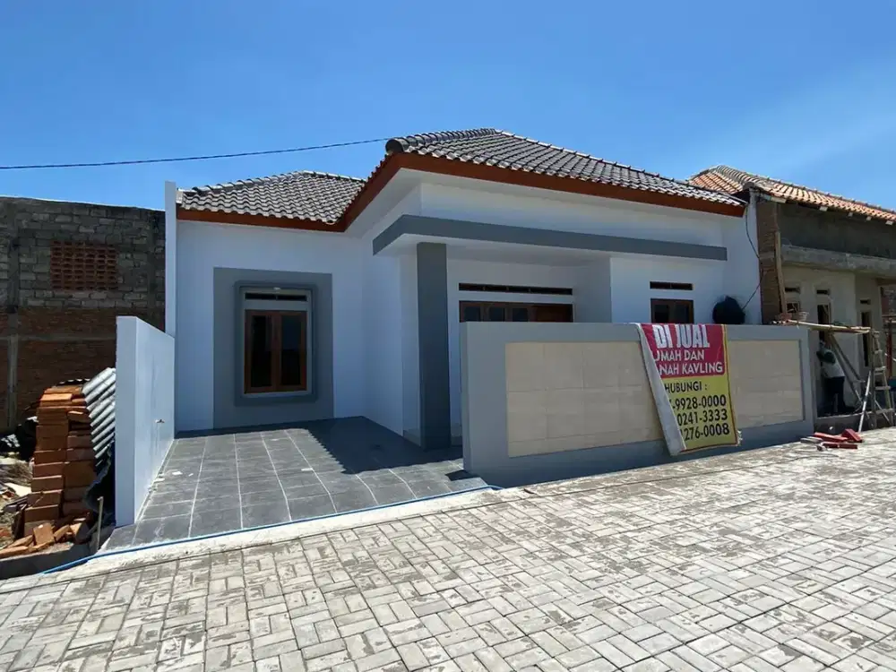 Rumah baru di kawasan perumahan terpadu timur luwes gentan