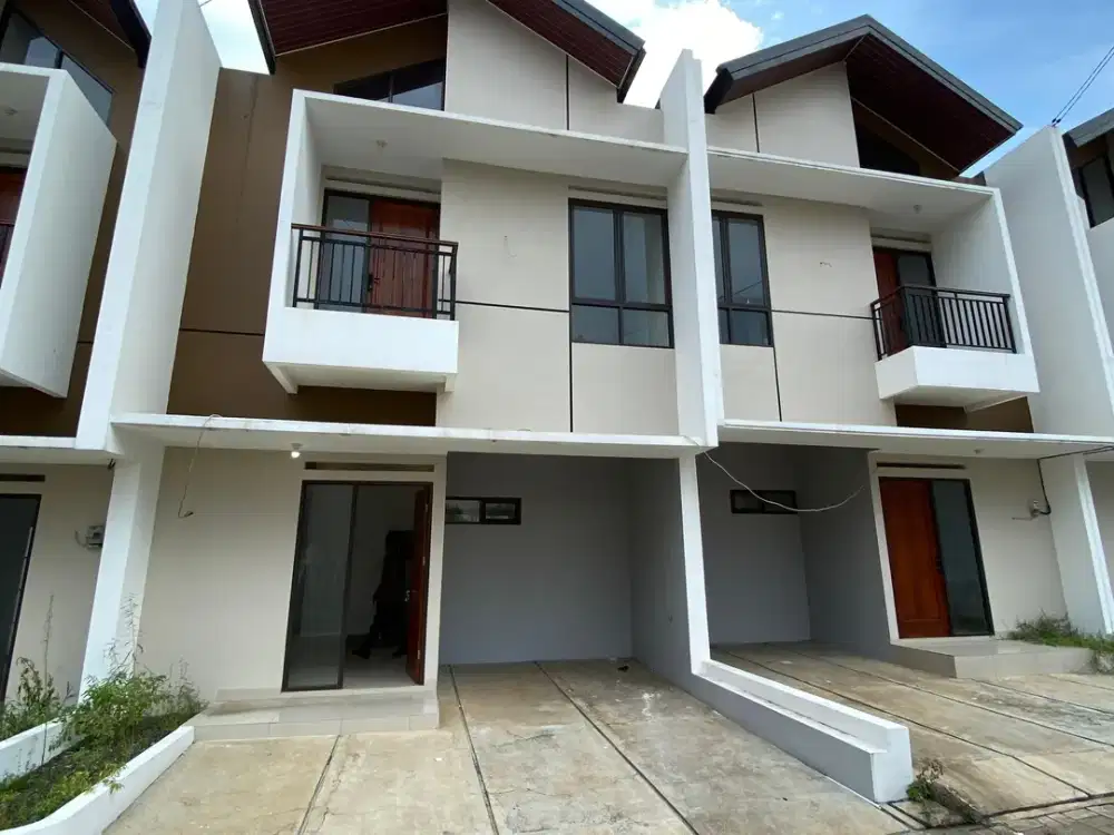 Rumah murah 2 lantai siap huni dekat stasiun rawa buntu dan tol shm