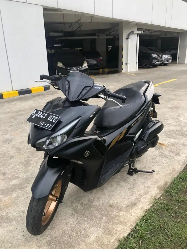 Yamaha Aerox 155 ABS Conected Hitam