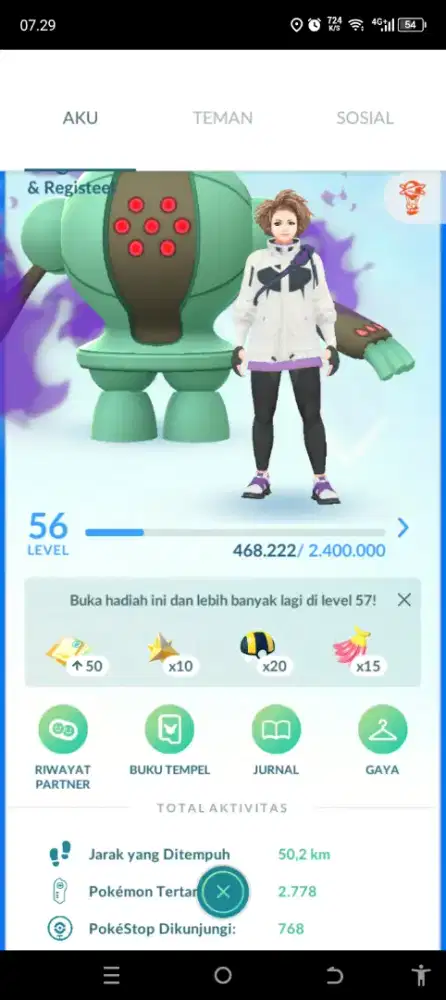 Pokemon go level 56 play store