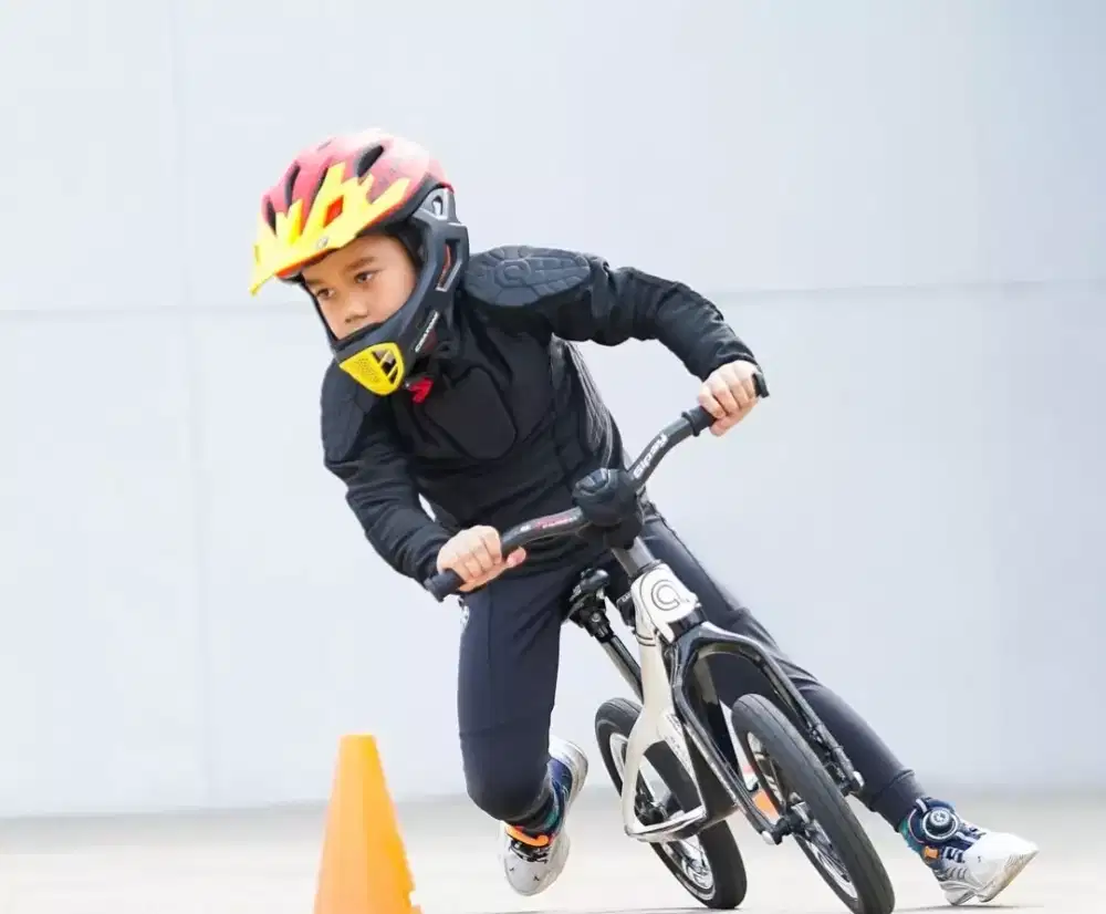 Jersey Pushbike STAR N HERO Racing Protector R1 Long Sleeve Black