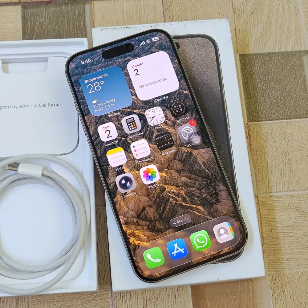 iPhone 15 Pro 256GB Natural Titanium iBox