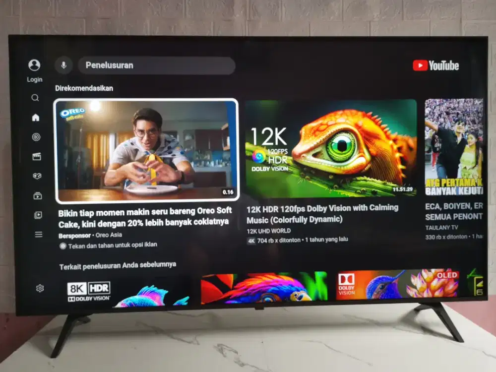 LG Smart TV 43 Inch UHD 4K HDR Slim Bezzless