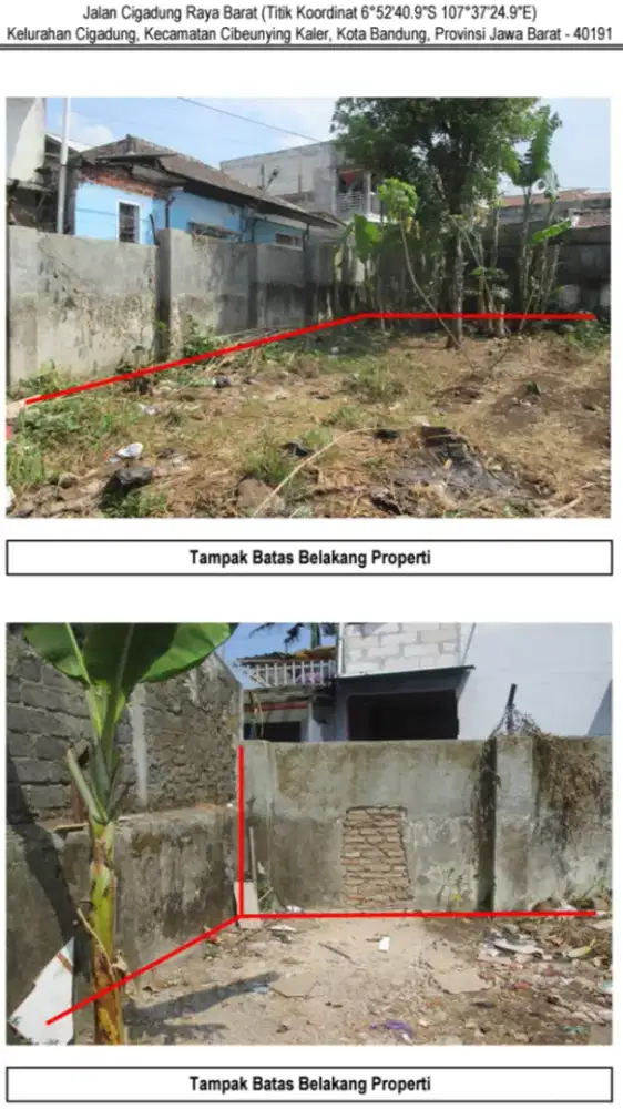 Dijual TANAH di main road CIGADUNG RAYA BARAT Bandung