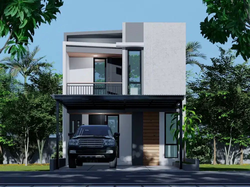 Rumah Minimalis 2 Lantai Bebas Banjir