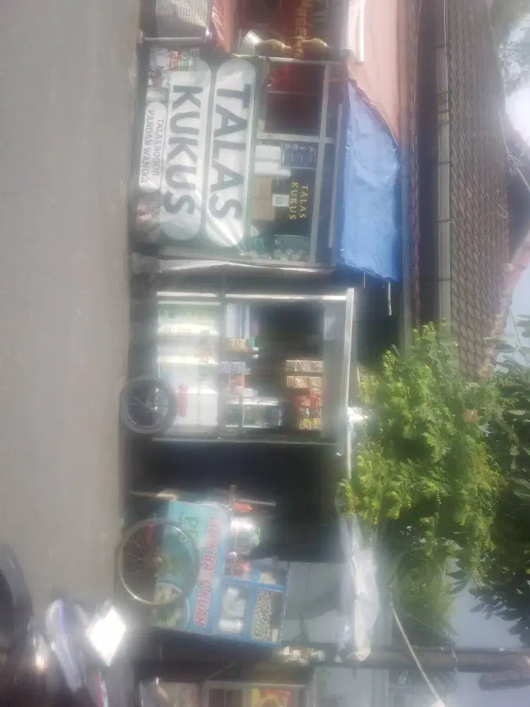 Gerobak teh solo lengkap mesin press