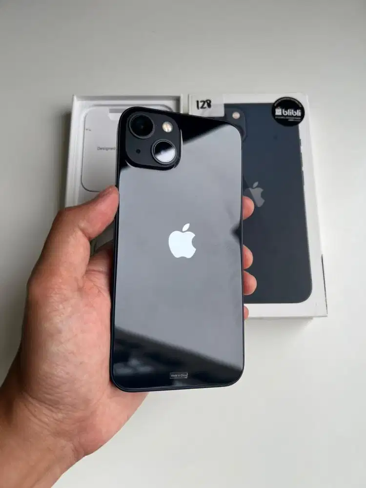 iPhone 13 128gb Midnight iBox / Mulus / Full ori / 13 Resmi 128 Black
