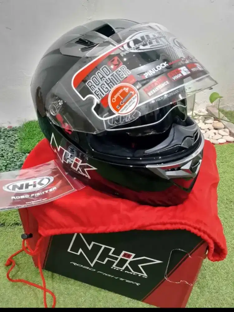 Helm Fullface NHK Hitam Glossy