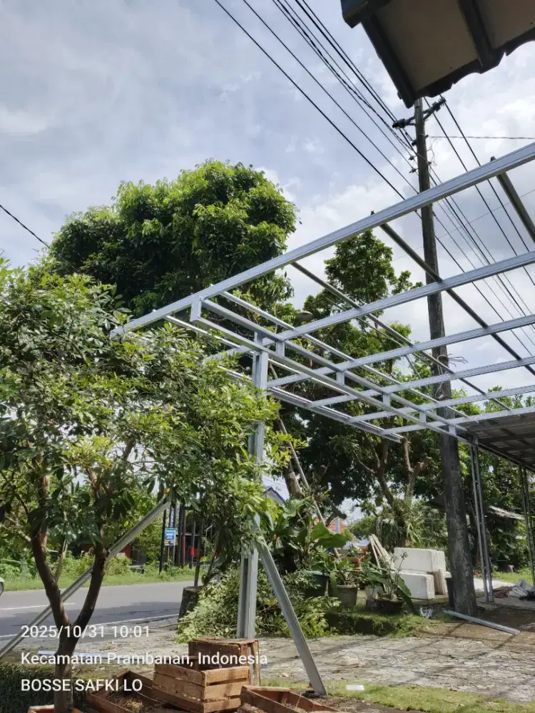 PASANG DULU BARU BAYARRR!!! KANOPI BAJA RINGAN MURAHH TERPASANGGG