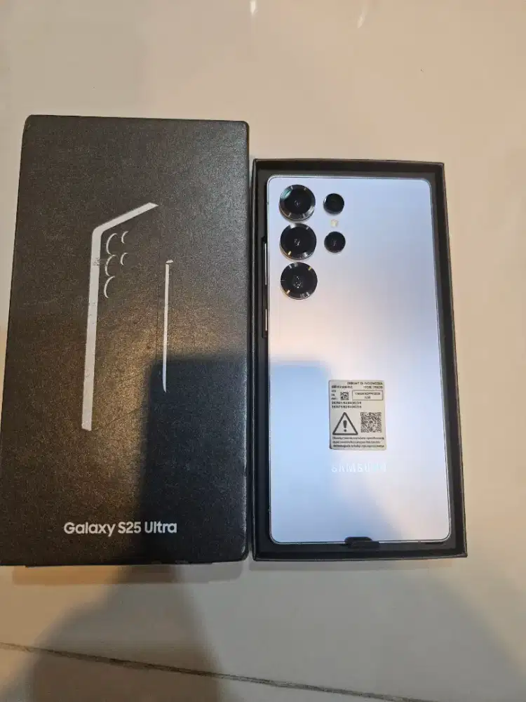 Samsung galaxy s25 ultra pembelian 2 minggu 256gb silver blue