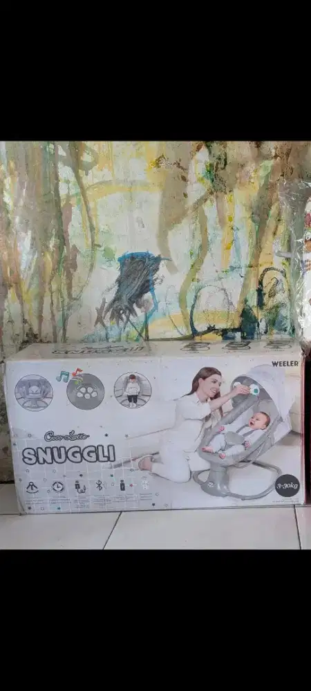 Snuggli Coco Latte Weeler Ayunan Bayi otomatis preloved