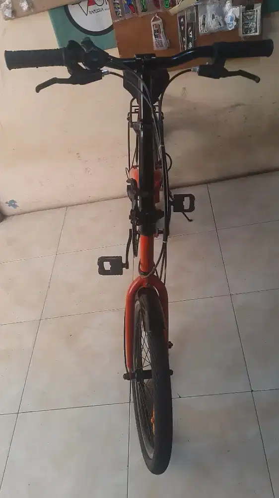 Sepeda Lipat EXOTIC 20 Orange Mantab