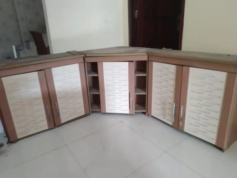 Dijual Cepat! Kitchen Set Bekas Bentuk L (Ambil Sendiri) Nego