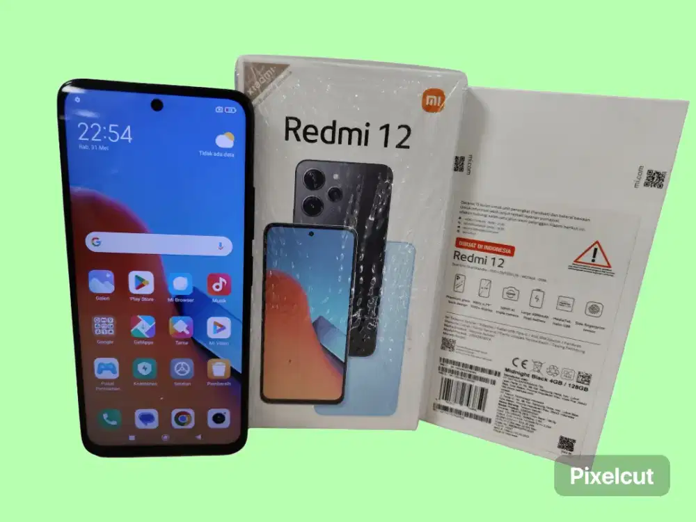 Redmi 12 ram 4/128 mulus fulset
