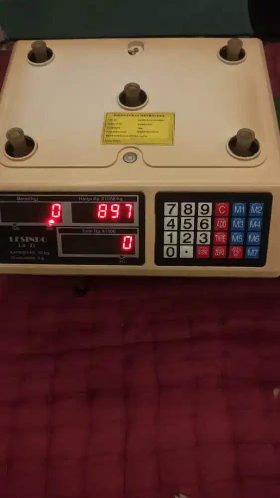 Timbangan digital lesindo