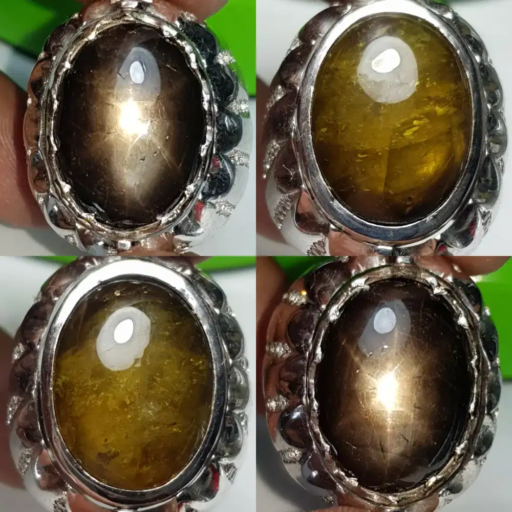 NATURAL ANTIQUE SAPPHIRE, 2 BATU JADI 1