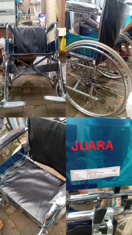Kursi roda standar rumah sakit