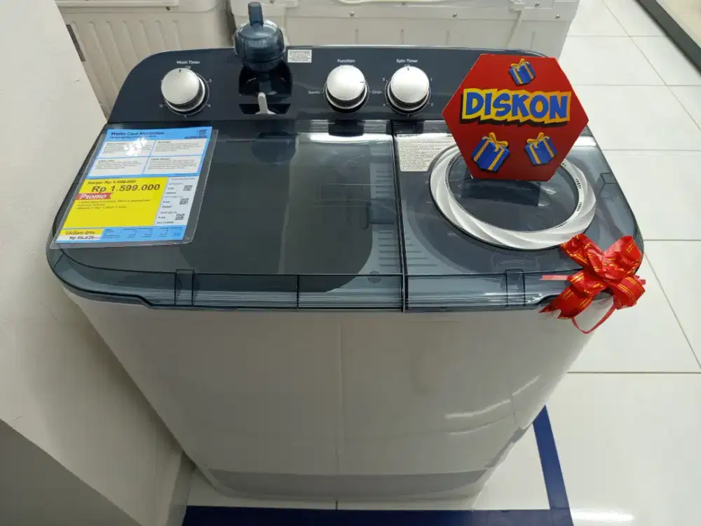 Mesin cuci 2 tabung 7k electrolux