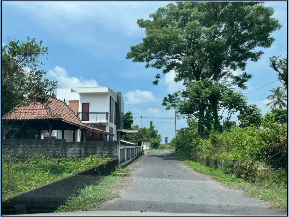 5 Menit UII Jl. Kaliurang Tanah Jogja Pekarangan Cicilan 18x Bunga 0%