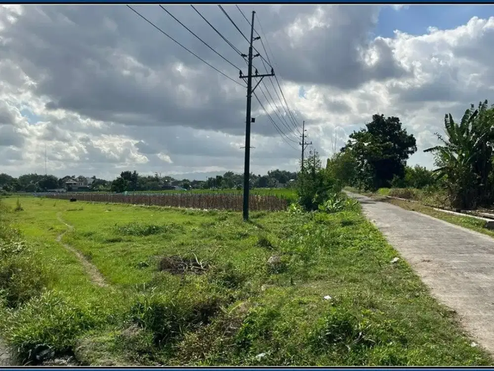 3 Jtan/m Tanah Sleman Godean 5 Menit Kampus UMY Free Pajak