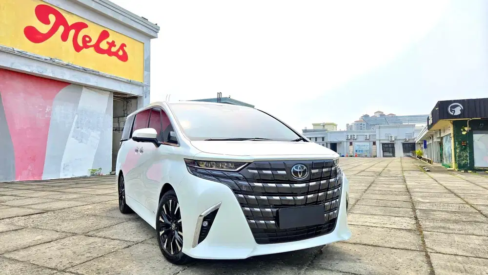 [KM 4.000]TOYOTA ALPHARD 2.5 HEV HYBRID TSS AT PUTIH 2024