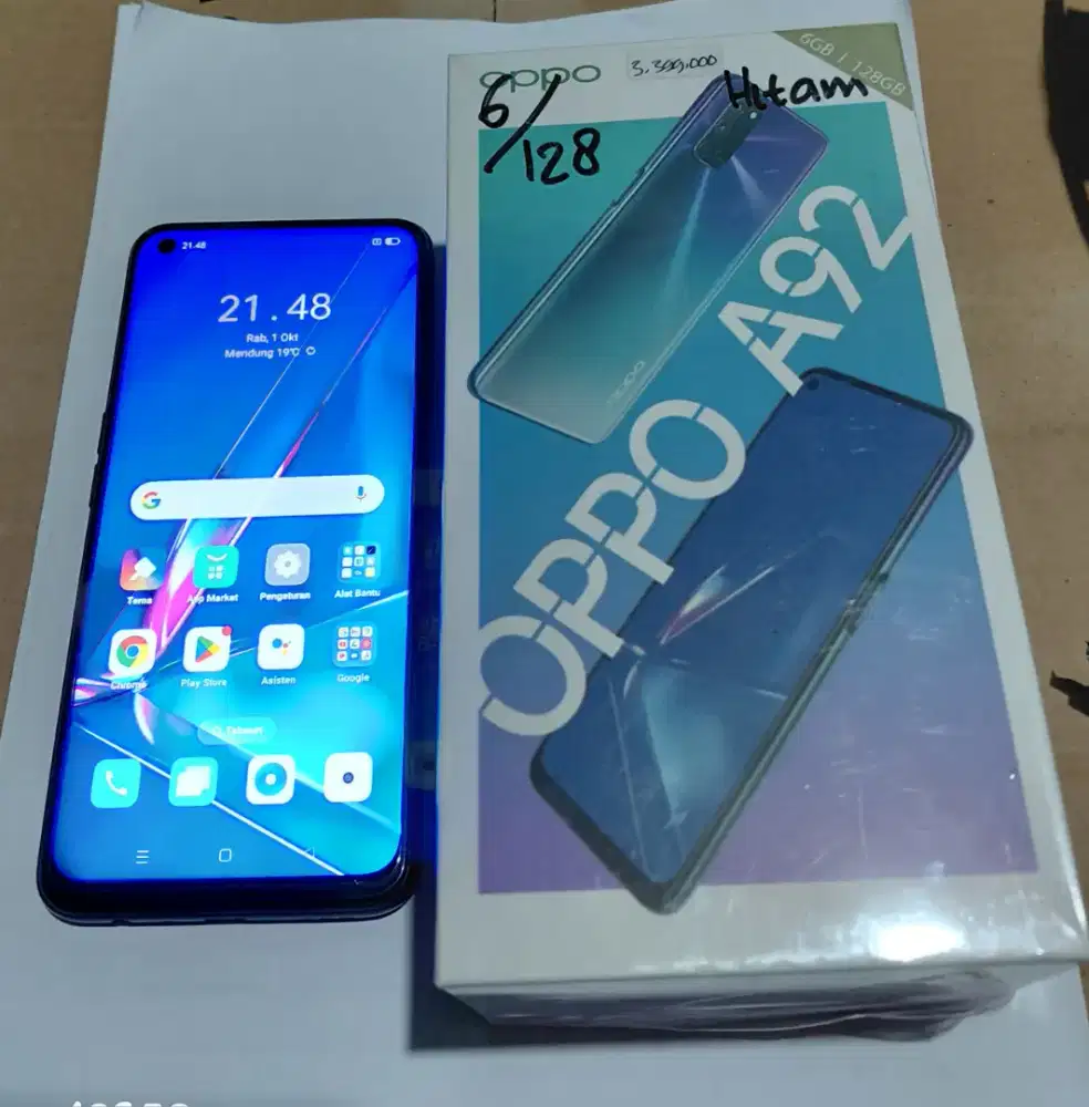 Hp oppo A92 komplit