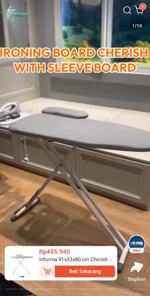 Judul: Meja Setrika Informa Cherish – Baru Buka Bungkus (BNOB)
