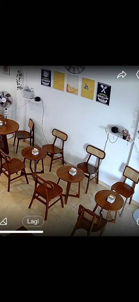 Dijual meja teras jati jepara asli 2 set