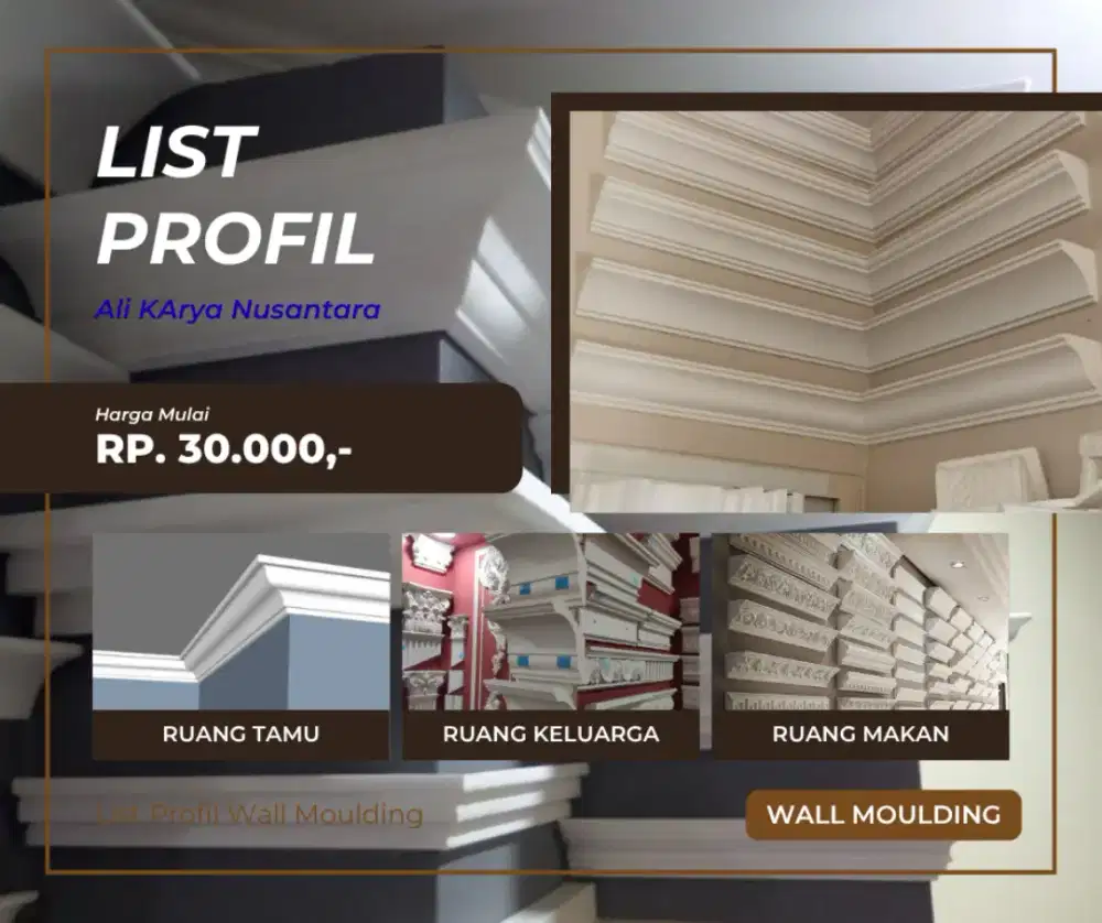 Ubah Ruangan Biasa Menjadi Mewah dengan List Profil Gypsum Premium