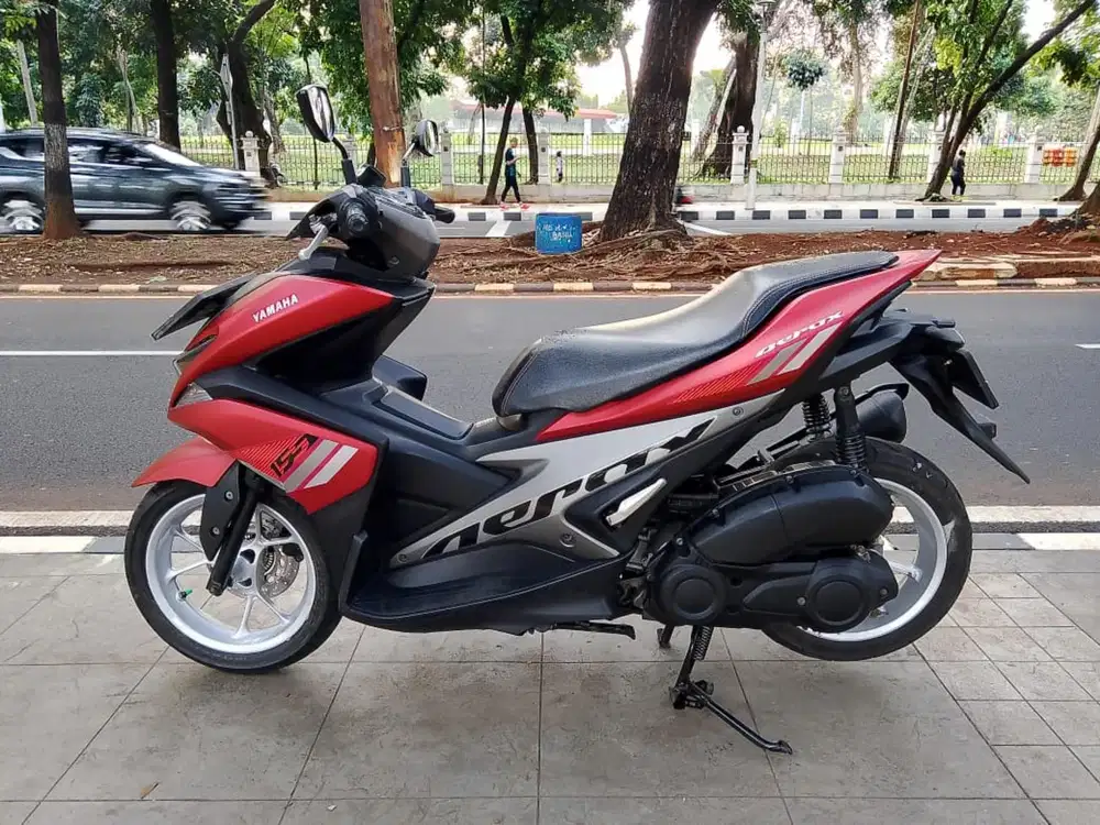 DIJUAL CASH YAMAHA AEROX 155 THN 2018 PAJAK OFF 2X SIAP PAKAI